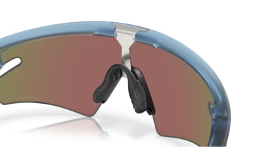 Image of Oakley Sphaera Slash Sunglasses, Matte Stonewash, PRIZM Sapphire Polarized, PRIZM Sapphire Polarized, OO9499-0336