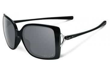 Image of Oakley Splash Sunglasses Polished Black w/ Grey Polar Frame, Grey Polarized Lens-OO9258-02