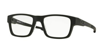 Image of Oakley SPLINTER OX8077 Single Vision Prescription Eyeglasses 807701-52 - Satin Black Frame