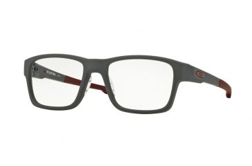 Image of Oakley SPLINTER OX8077 Single Vision Prescription Eyeglasses 807706-52 - Pavement Frame