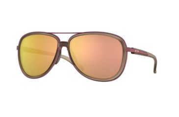 Image of Oakley SPLIT TIME OO4129 Sunglasses 412915-58 - , Prizm Rose Gold Lenses