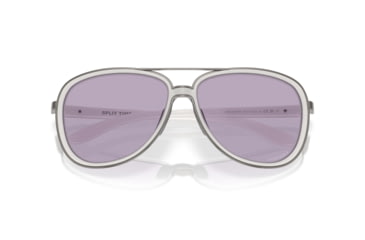 Image of Oakley Split Time Sunglasses, Matte Transparent Mist, PRIZM Slate, PRIZM Slate, OO4129-2958