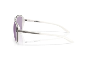 Image of Oakley Split Time Sunglasses, Matte Transparent Mist, PRIZM Slate, PRIZM Slate, OO4129-2958