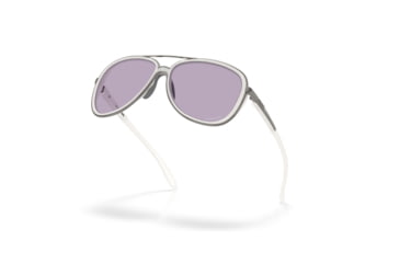 Image of Oakley Split Time Sunglasses, Matte Transparent Mist, PRIZM Slate, PRIZM Slate, OO4129-2958
