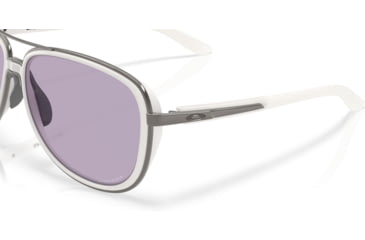 Image of Oakley Split Time Sunglasses, Matte Transparent Mist, PRIZM Slate, PRIZM Slate, OO4129-2958