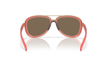 Image of Oakley Split Time Sunglasses, Matte Transparent Peach , PRIZM Rose Gold, PRIZM Rose Gold, OO4129-3058