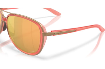 Image of Oakley Split Time Sunglasses, Matte Transparent Peach , PRIZM Rose Gold, PRIZM Rose Gold, OO4129-3058