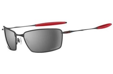 Image of Oakley Square Whisker Ducati Pewter Frame w/ Black Iridium Polarized Lenses Sunglasses 24-197