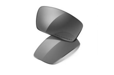 Image of Oakley Square Wire Replacement Lens Kit - Black Iridium Polarized Lenses Sunglasses 16-736