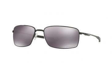 Image of Oakley SQUARE WIRE OO4075 Progressive Prescription Sunglasses, 60mm, Polished Black, OO4075-407513-60-PRO