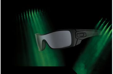 Image of Oakley Standard Issue Batwolf BlackStandard Issuede Collection Sunglasses, Matte Black w/Prizm Black Polarized, OO9101-6127