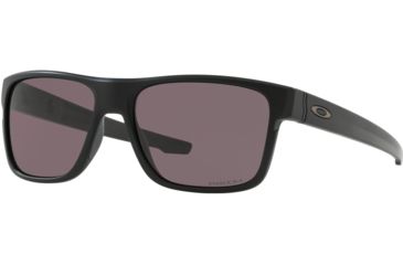 Image of Oakley Standard Issue Crossrange Sunglasses, Matte Black w/Prizm Grey, OO9361-2157