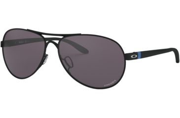 Image of Oakley Standard Issue Feedback Womens BlackStandard Issuede Collection Sunglasses, Thin Blue Line w/Prizm Grey, OO4079-3859