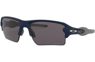 Image of Oakley Standard Issue Flak 2.0 XL Navy Collection Sunglasses, Matte Navy w/Prizm Grey Polarized, OO9188-9959