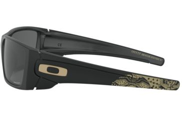 Image of Oakley Standard Issue Fuel Cell American Heritage Collection Sunglasses, Matte Black w/Prizm Black, OO9096-K460