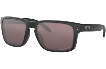 Image of Oakley Standard Issue Holbrook Banded Collection Sunglasses, Matte BLACK w/Prizm Daily Polarized, OO9102-C255