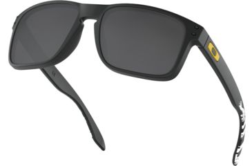 Image of Oakley Standard Issue Holbrook Gadsend Sunglasses, Matte Carbon w/Black Iridium, OO9102-D555