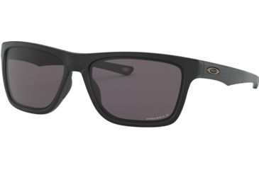Image of Oakley Standard Issue Holston Sunglasses, Matte Black w/Prizm Grey Polarized, OO9334-1858