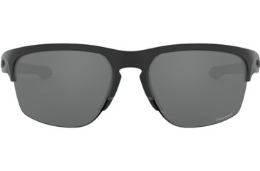 Image of Oakley Standard Issue Sliver Edge Sunglasses, Matte Black w/Prizm Black, OO9413-0965