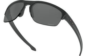 Image of Oakley Standard Issue Sliver Edge Sunglasses, Matte Black w/Prizm Black, OO9413-0965