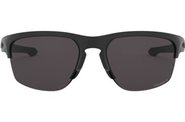 Image of Oakley Standard Issue Sliver Edge Sunglasses, Matte Black w/Prizm Grey Polarized, OO9413-0865
