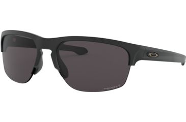 Image of Oakley Standard Issue Sliver Edge Sunglasses, Matte Black w/Prizm Grey Polarized, OO9413-0865