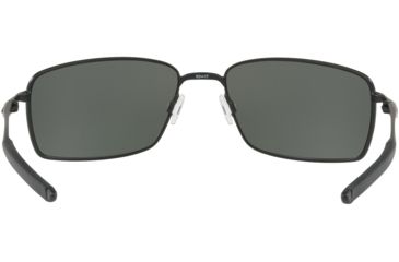 Image of Oakley Standard Issue Square Wire BlackStandard Issuede Collection Sunglasses, Matte Black w/Prizm Black Polarized, OO4075-1260