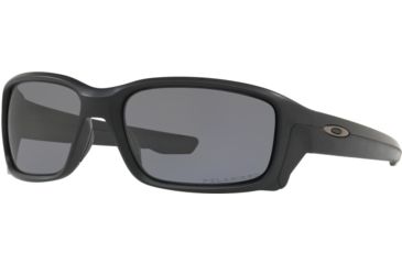 Image of Oakley Standard Issue Straightlink Uniform Collection Sunglasses, Matte Black w/Grey Polarized, OO9331-09