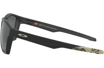 Image of Oakley Standard Issue Targetline American Heritage Collection, Matte Black w/Prizm Black Polarized, OO9397-2258