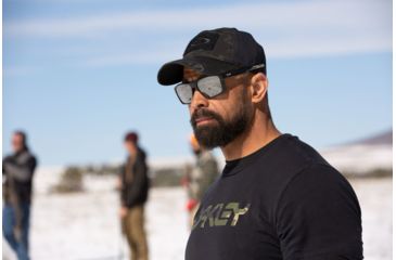 Image of Oakley Standard Issue Targetline American Heritage Collection, Matte Black w/Prizm Black Polarized, OO9397-2258