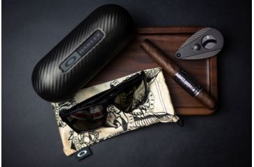 Image of Oakley Standard Issue Targetline American Heritage Collection, Matte Black w/Prizm Black Polarized, OO9397-2258