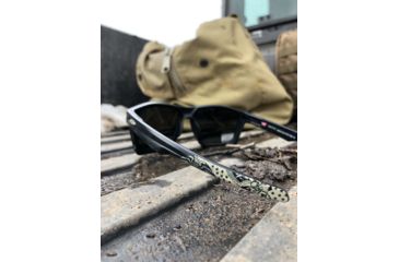 Image of Oakley Standard Issue Targetline American Heritage Collection, Matte Black w/Prizm Black Polarized, OO9397-2258