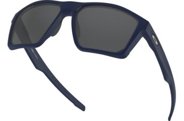 Image of Oakley Standard Issue Targetline Navy Collection Sunglasses, Matte Navy w/Prizm Black Polarized, OO9397-1858
