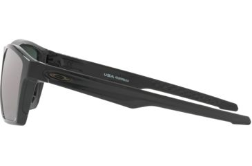 Image of Oakley Standard Issue Targetline Sunglasses, Carbon w/Prizm Black Polarized, OO9397-1558