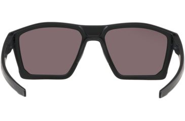 Image of Oakley Standard Issue Targetline Sunglasses, Matte Black w/Prizm Black, Red Icon, OO9397-1258