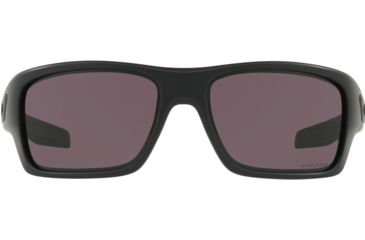 Image of Oakley Standard Issue Turbine Uniform Collection Sunglasses, Matte Black w/Prizm Grey, OO9263-4663