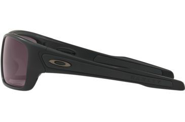 Image of Oakley Standard Issue Turbine Uniform Collection Sunglasses, Matte Black w/Prizm Grey, OO9263-4663