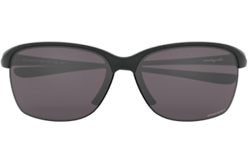 Image of Oakley Standard Issue Unstoppable Thin Blue Line Sunglasses, Matte Black w/Prizm Grey, OO9191-2165