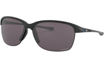 Image of Oakley Standard Issue Unstoppable Thin Blue Line Sunglasses, Matte Black w/Prizm Grey, OO9191-2165