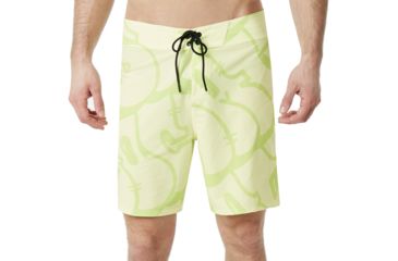 Image of Oakley Staple Graffiti Boardshort I8 Inc - Mens, Pale Lime Yellow, 34 482599-51A-34