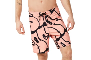 Image of Oakley Staple Graffiti Boardshort I8 Inc - Mens, Kelp Brown, 32, 482599-87A-32