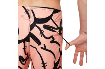 Image of Oakley Staple Graffiti Boardshort I8 Inc - Mens, Kelp Brown, 32, 482599-87A-32