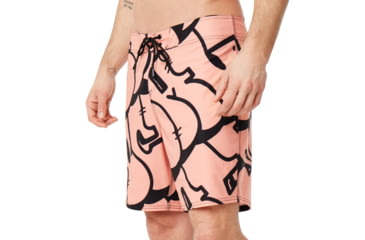 Image of Oakley Staple Graffiti Boardshort I8 Inc - Mens, Kelp Brown, 32, 482599-87A-32
