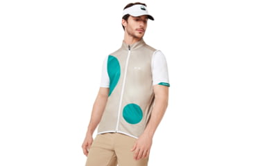 Image of Oakley Staple Range Vest - Mens, Staple Bubble Sand Green, Medium, FOA400544-9SG-M
