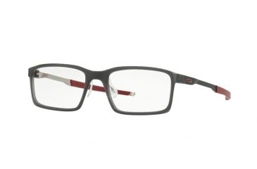 Image of Oakley STEEL LINE S OX8097 Single Vision Prescription Eyeglasses 809702-54 - Matte Black Ink Frame