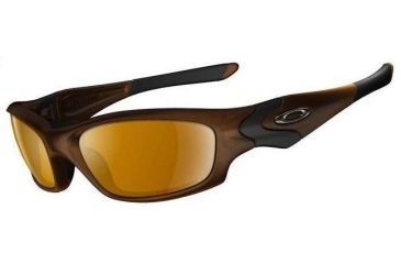 Image of Oakley Straight Jacket Matte Rootbeer Frame w/ BronzePolarized Lenses Sunglasses 12-936