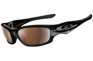Image of Oakley Straight Jacket Sunglasses, VR28 Black Iridium Lens, Polished Black Frame 26-237
