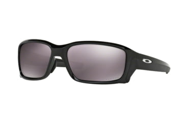 Image of Oakley STRAIGHTLINK A OO9336 Sunglasses 933604-58 - Polished Black Frame, Prizm Daily Polarized Lenses