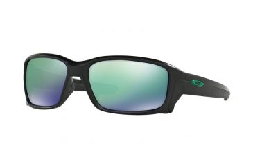 Image of Oakley STRAIGHTLINK A OO9336 Single Vision Prescription Sunglasses OO9336-933605-58 - Lens Diameter 58 mm, Frame Color Matte Black