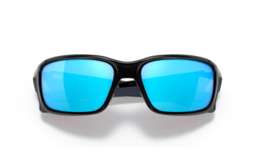 Image of Oakley Straightlink Sunglasses, Polished Black Frame, Prizm Sapphire Lens, 58, OO9331-933127-58